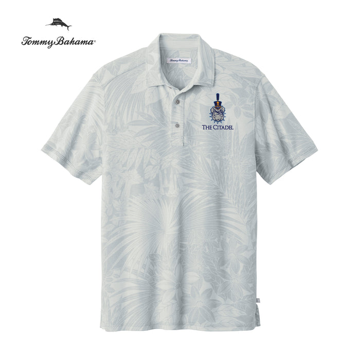 The Citadel, Spike Logo, Tommy Bahama® Santiago Paradise Polo - Grey