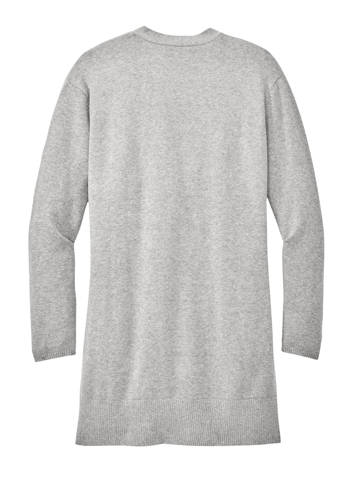 The Citadel, Spike, Mercer+Mettle® Women’s Open-Front Cardigan Sweater- Grey- Back