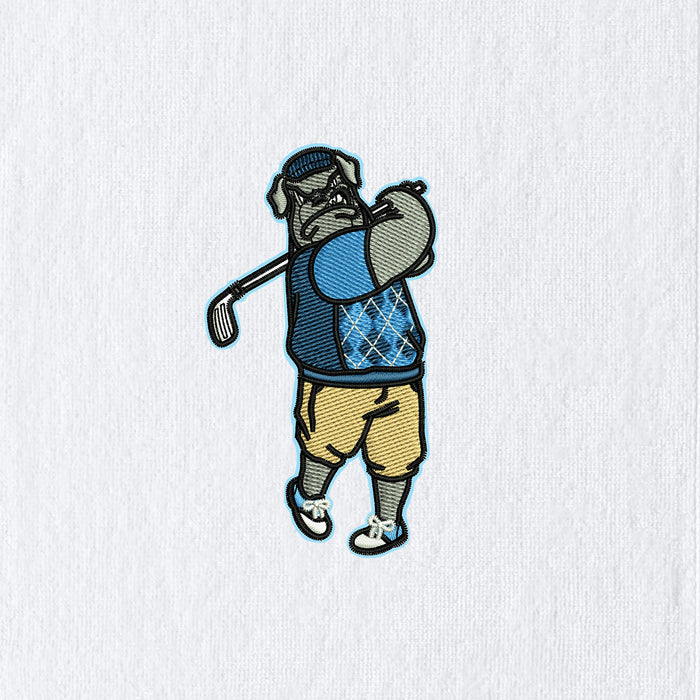 The Citadel, Spike The Golfer Logo, Port Authority ® Grommeted Hemmed Towel - White