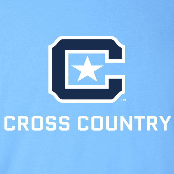 The Citadel, Club Sport - Cross Country Under Armour Men's Team Tech T-Shirt - Carolina Blue