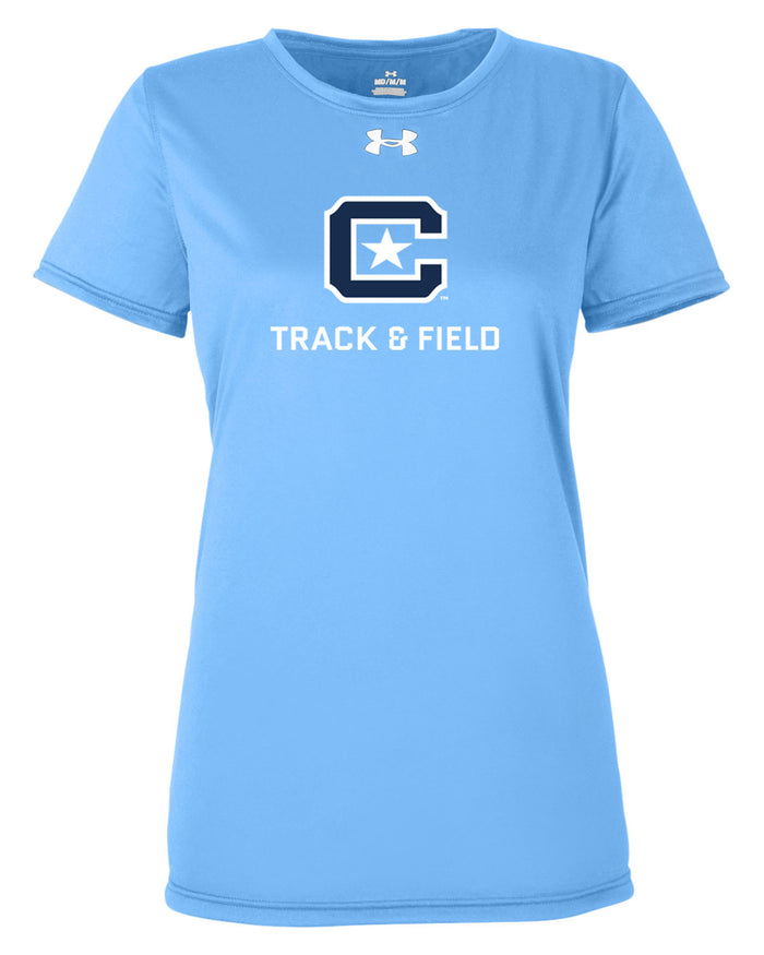 The Citadel, Club Sport - Track & Field, Under Armour Ladies' Team Tech T-Shirt- Carolina Blue