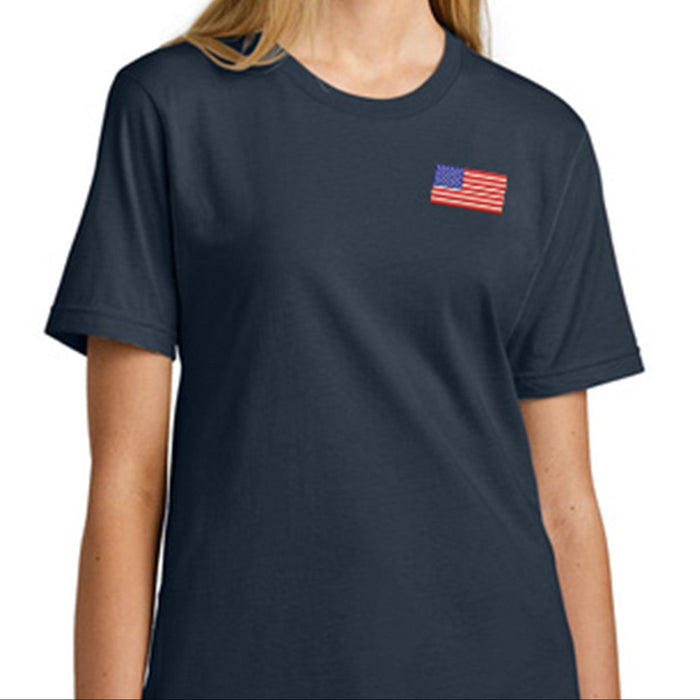 The Citadel, USA Flag, Fine Jersey Unisex T-Shirt