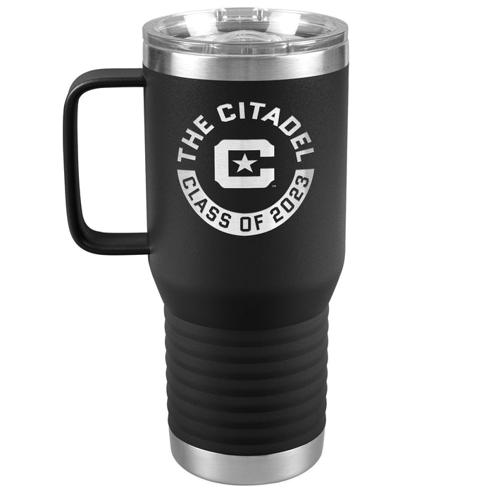 Class Of 2023 The Citadel C Travel Tumbler - 20oz- Black
