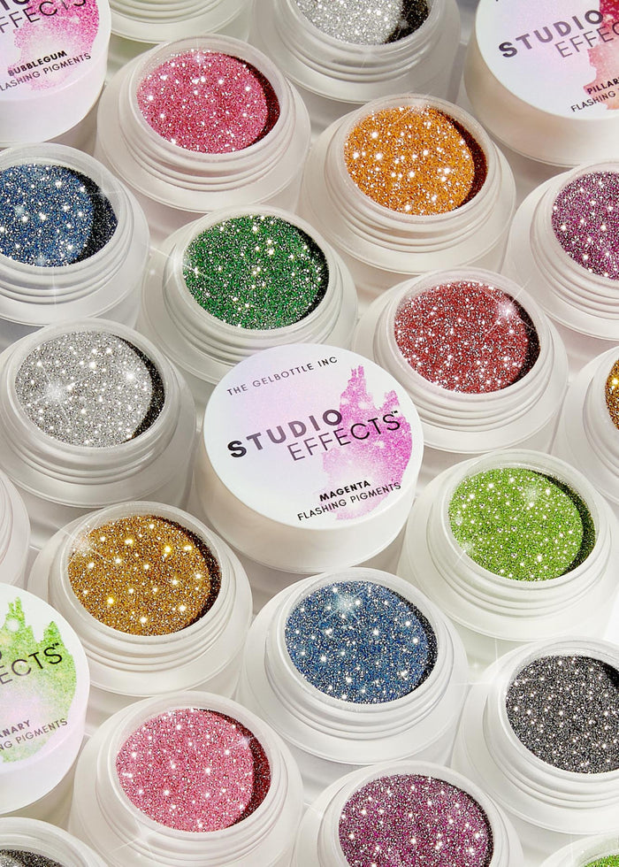 The GelBottle Magenta Flashing Pigment