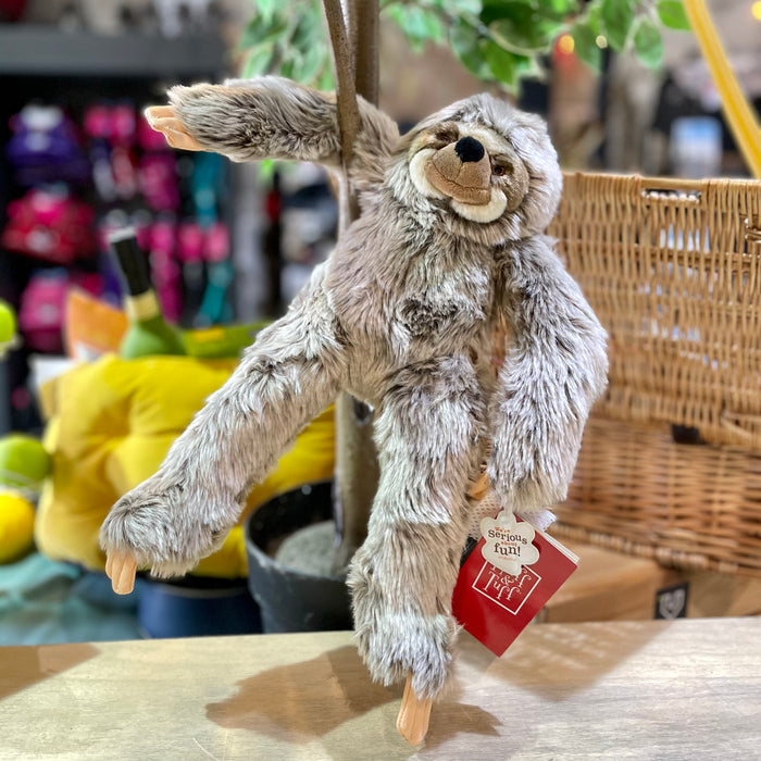 sloth dog toy