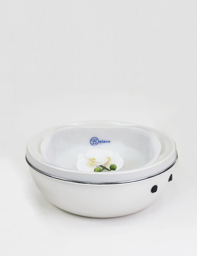 Trio Foot Spa - in White w/ Heat & Vibration Belava