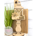 Turkey Pumpkin Blessed Add on Insert