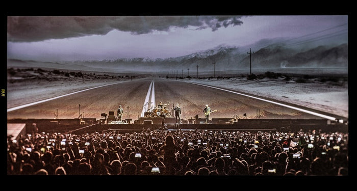 "U2 at Jerry World" by Mike Brooks $50