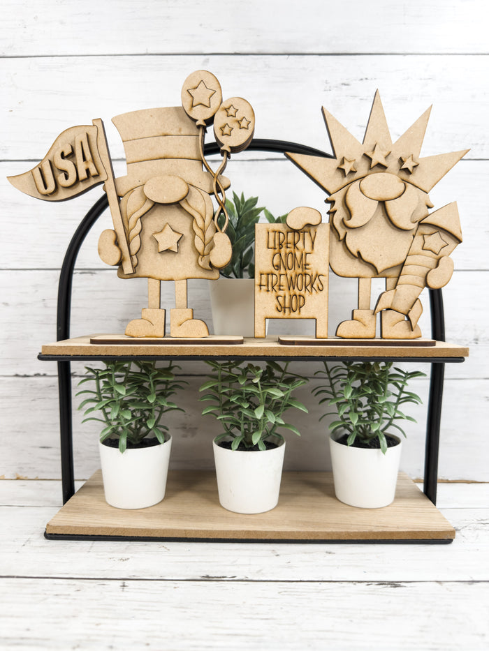 USA & Liberty Gnome PAIR DIY Kit