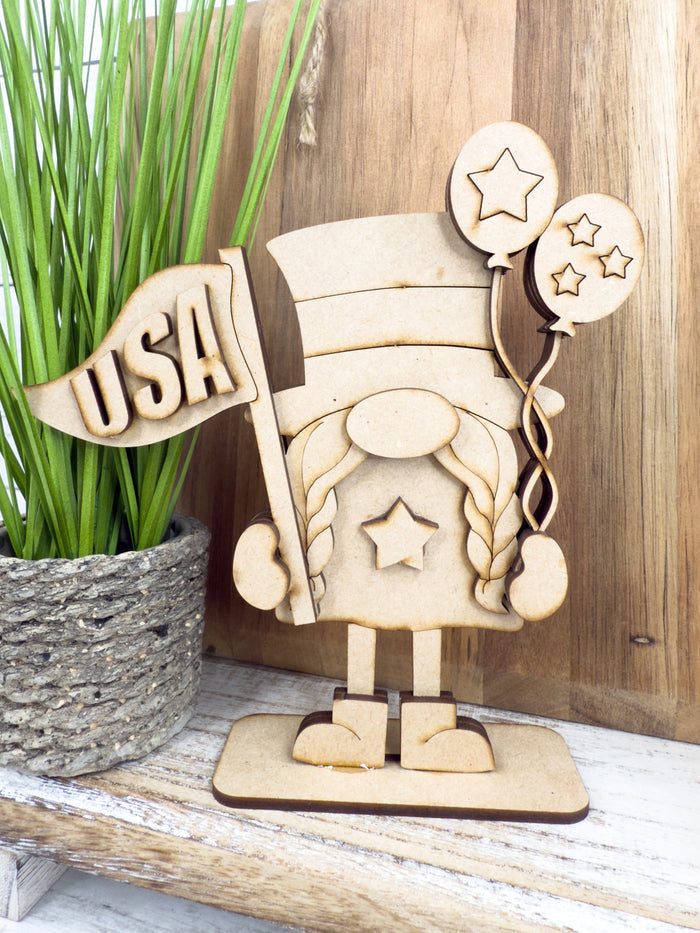 USA & Liberty Gnome PAIR DIY Kit