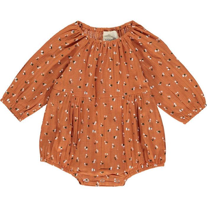 Vignette - Daisy bubble in pumpkin floral: 18-24m