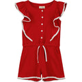 Vignette - Mariela Romper in Red: Size 8