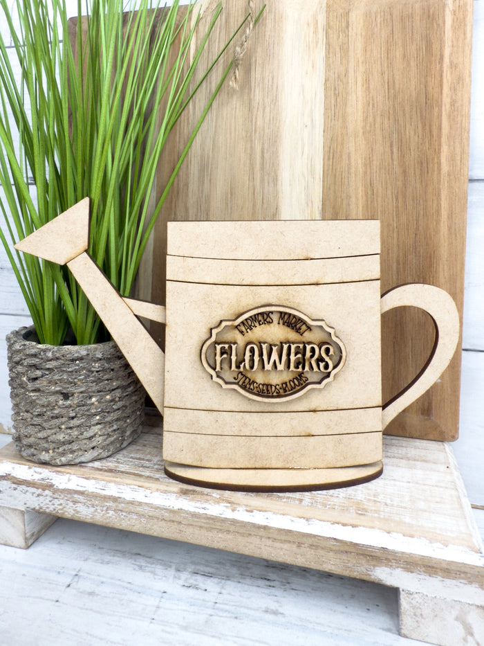 Watering Can Sitter Interchangeable Base DIY Kit