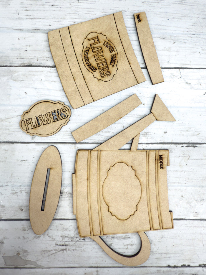 Watering Can Sitter Interchangeable Base DIY Kit