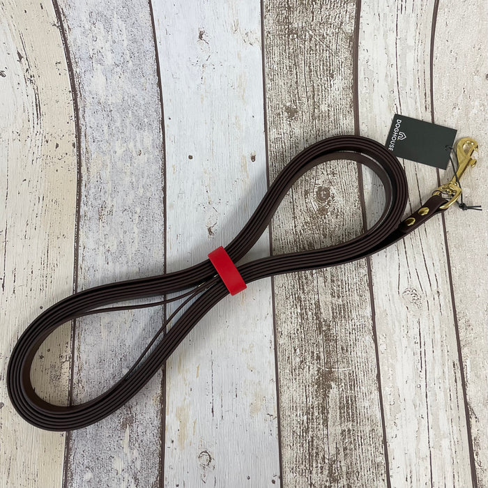 Waterproof Classic Vegan Leather Longline 5m Dog Lead