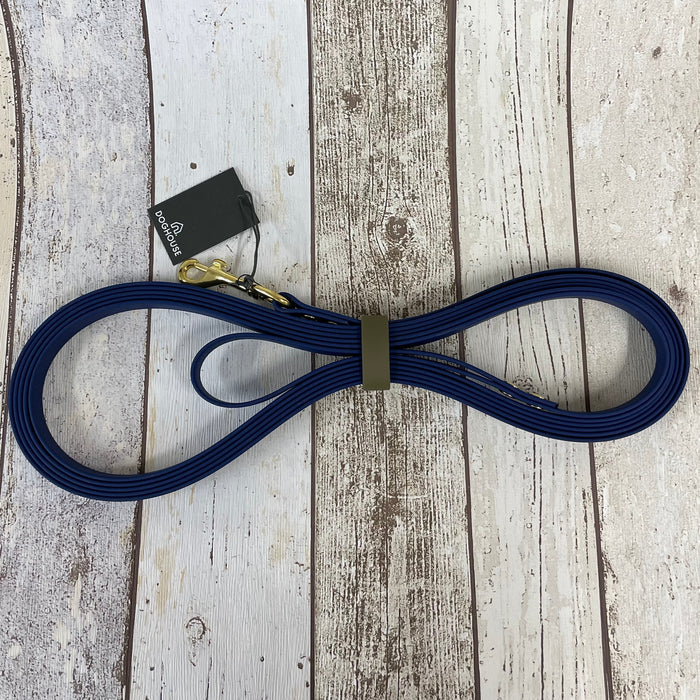 Waterproof Classic Vegan Leather Longline 5m Dog Lead