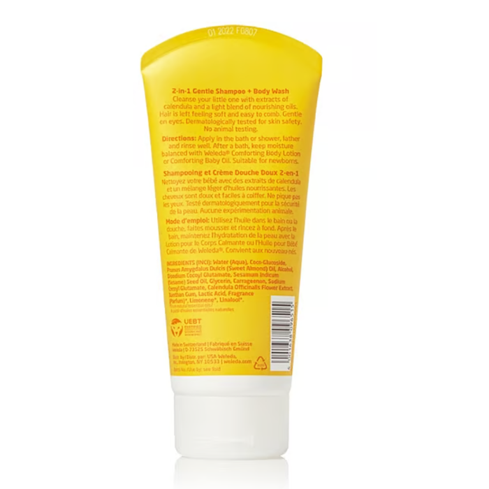 Weleda Calendula Shampoo & Body Wash 200ml