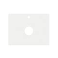 600*460*20mm (with centre waste and tap hole)