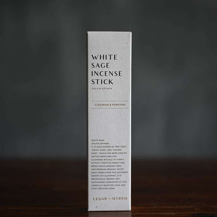 White Sage Hand-rolled Incense Stick