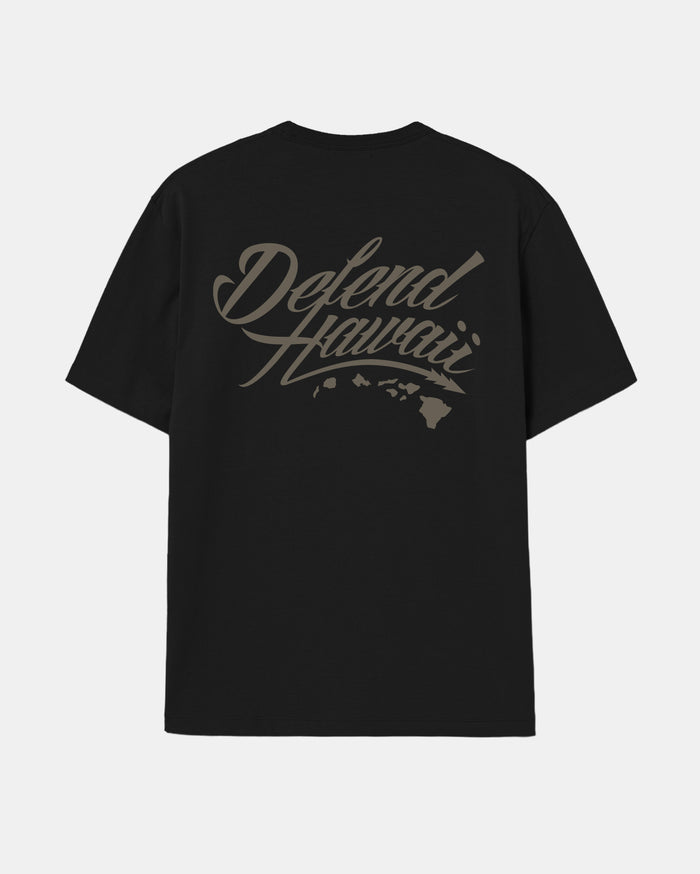 WILDSTYLE 'ELUA Dark Tan Ink Tee